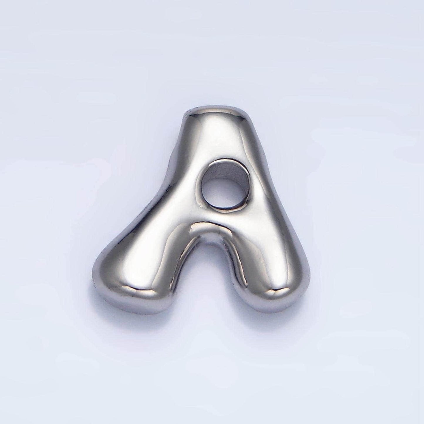 Silver bubble initial necklace charmn letter necklace pendant initial name necklace custom personalied layering necklace for christmas gift