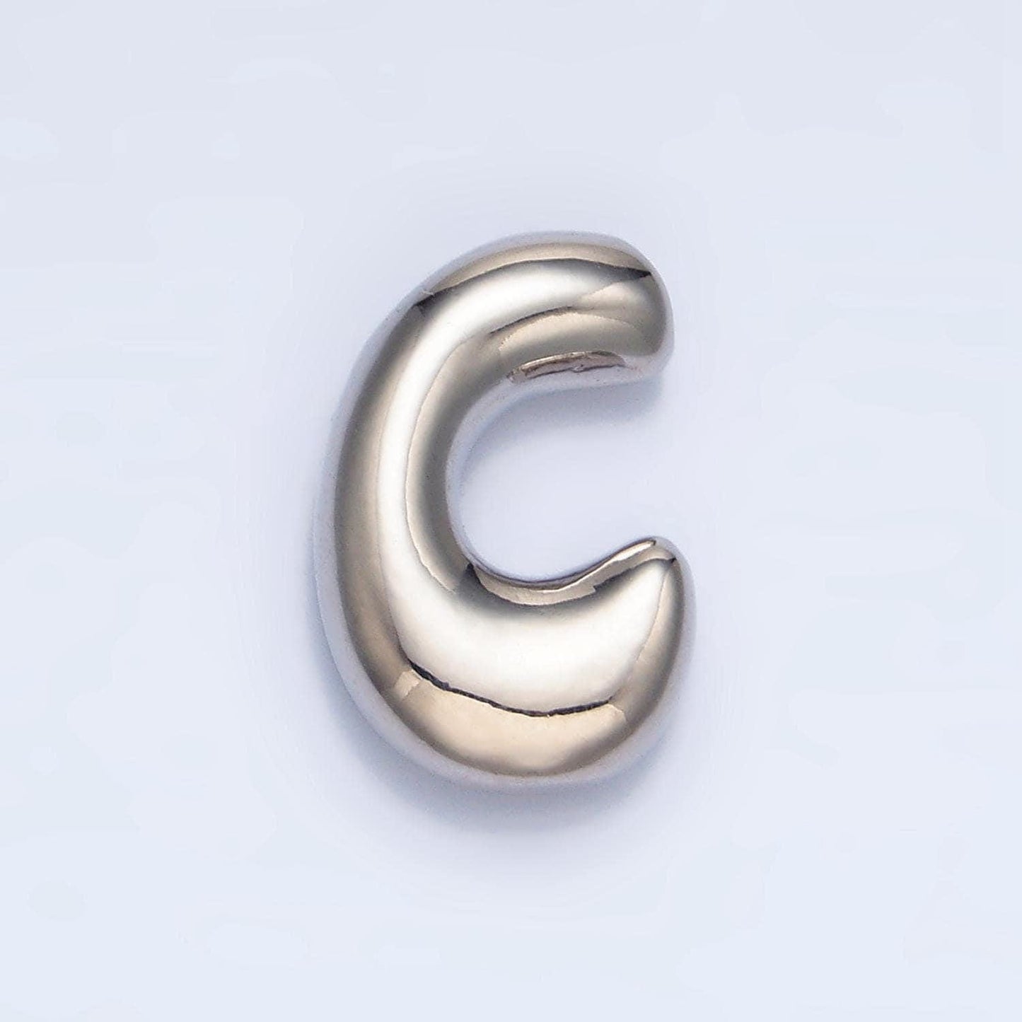 Silver bubble initial necklace charmn letter necklace pendant initial name necklace custom personalied layering necklace for christmas gift