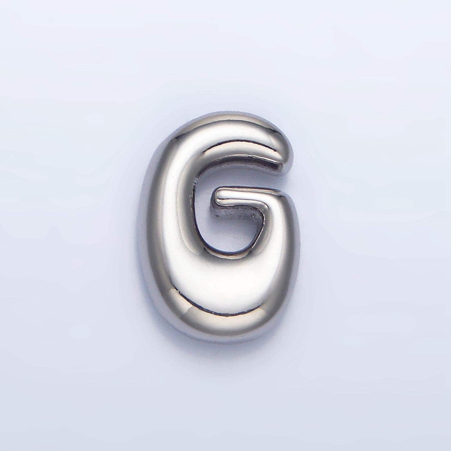 Silver bubble initial necklace charmn letter necklace pendant initial name necklace custom personalied layering necklace for christmas gift