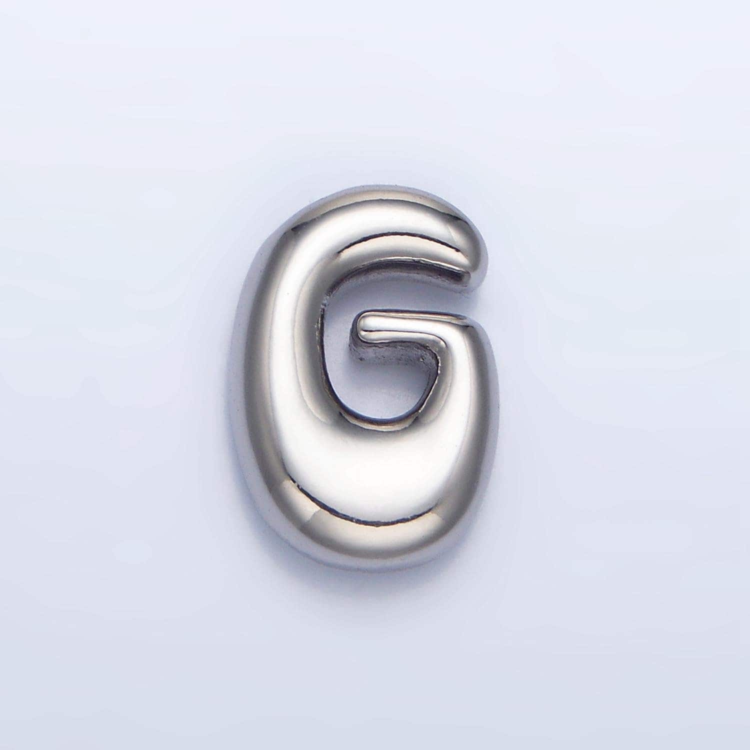 Silver bubble initial necklace charmn letter necklace pendant initial name necklace custom personalied layering necklace for christmas gift