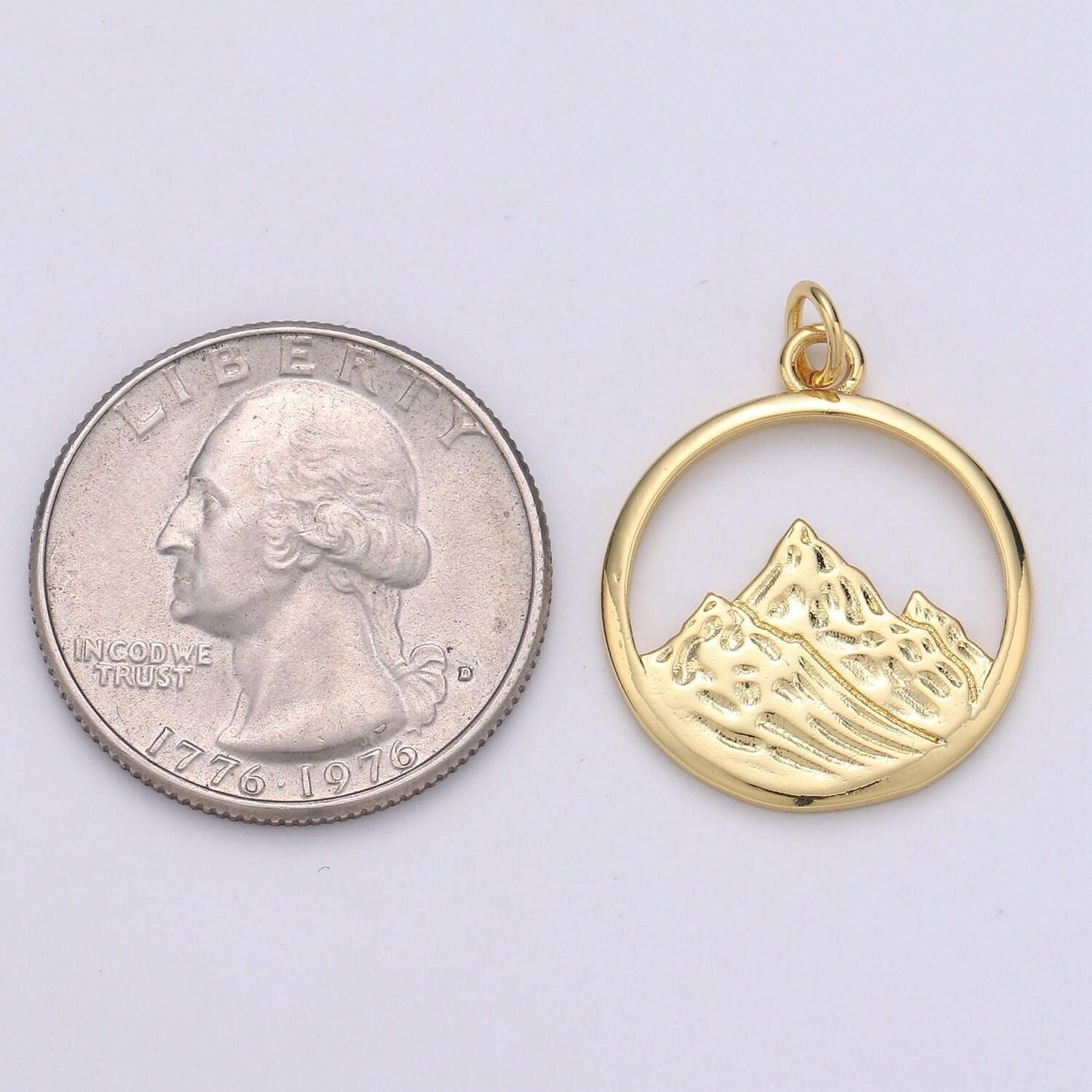 Dainty 24k gold filled charm element charm water fire earth wind charm for bracelet necklace earring supply add on charm, 1946, 1954 - 1956