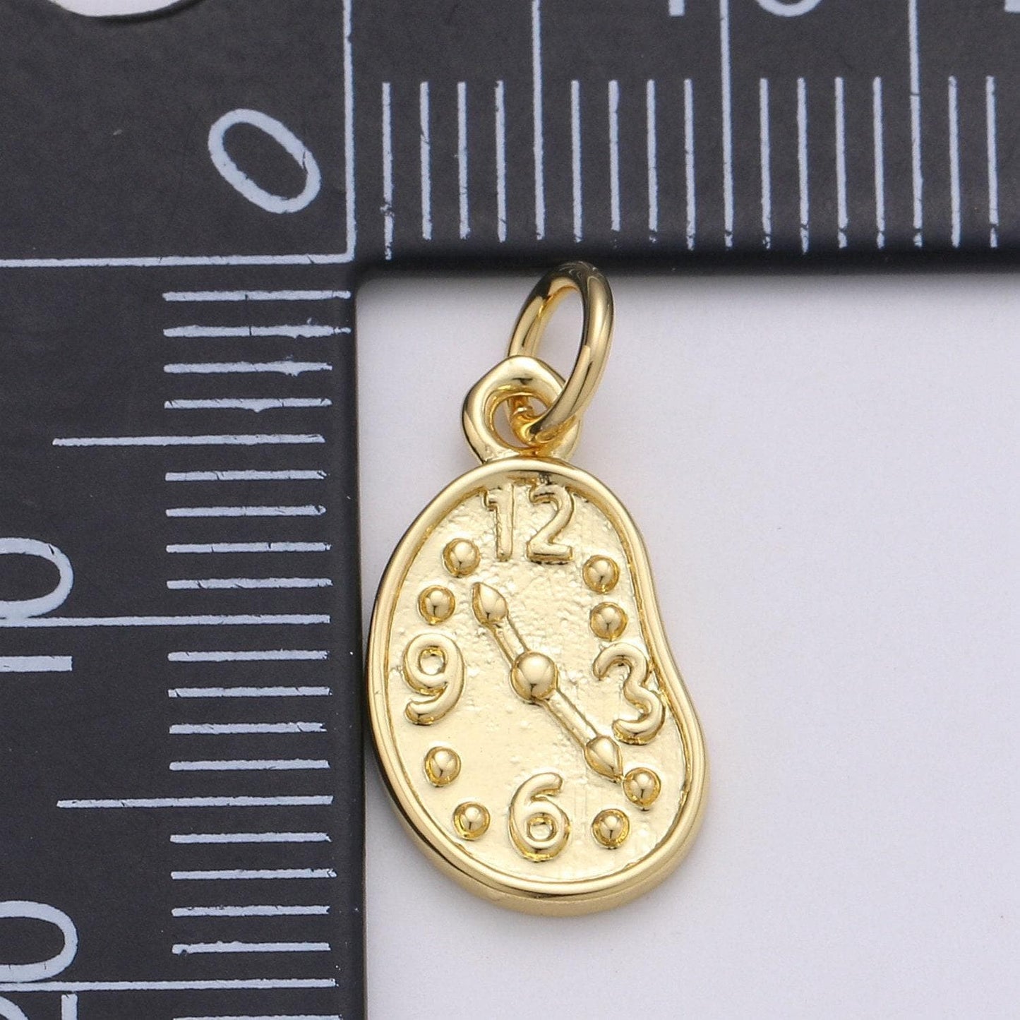 1pc watch in baroque shape 24k gold charm, watch pendant charm, charm, timekeeping for diy jewelry,gold color,chgf-1958