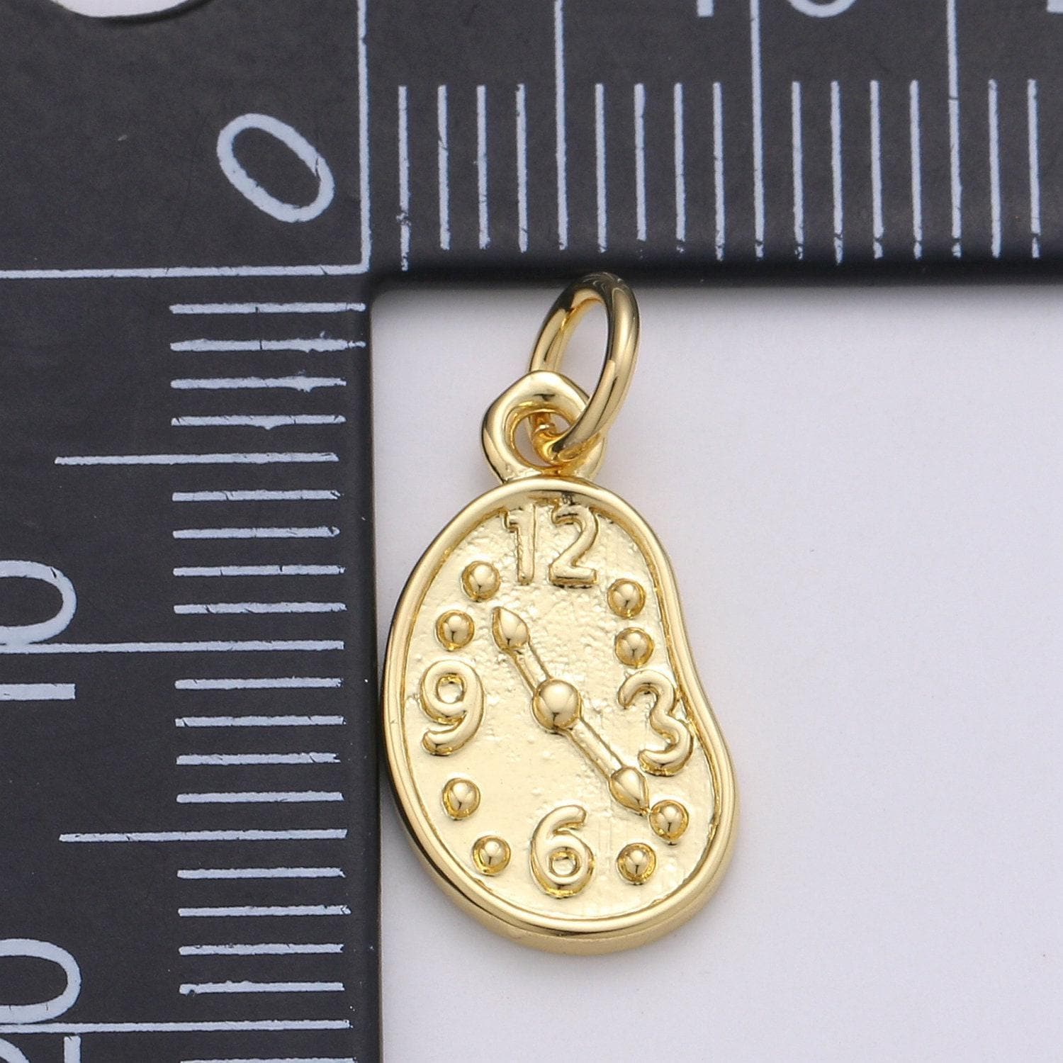 1pc watch in baroque shape 24k gold charm, watch pendant charm, charm, timekeeping for diy jewelry,gold color,chgf-1958