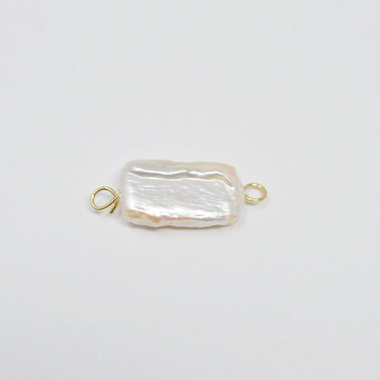 Freshwater pearl rectangle pearl connectors p-1800