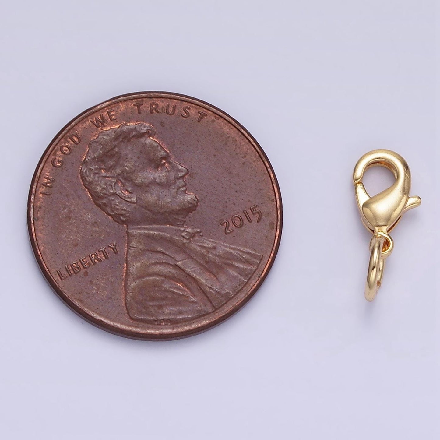 24k gold filled lobster clasps closure jump ring jewelry supply in gold z868