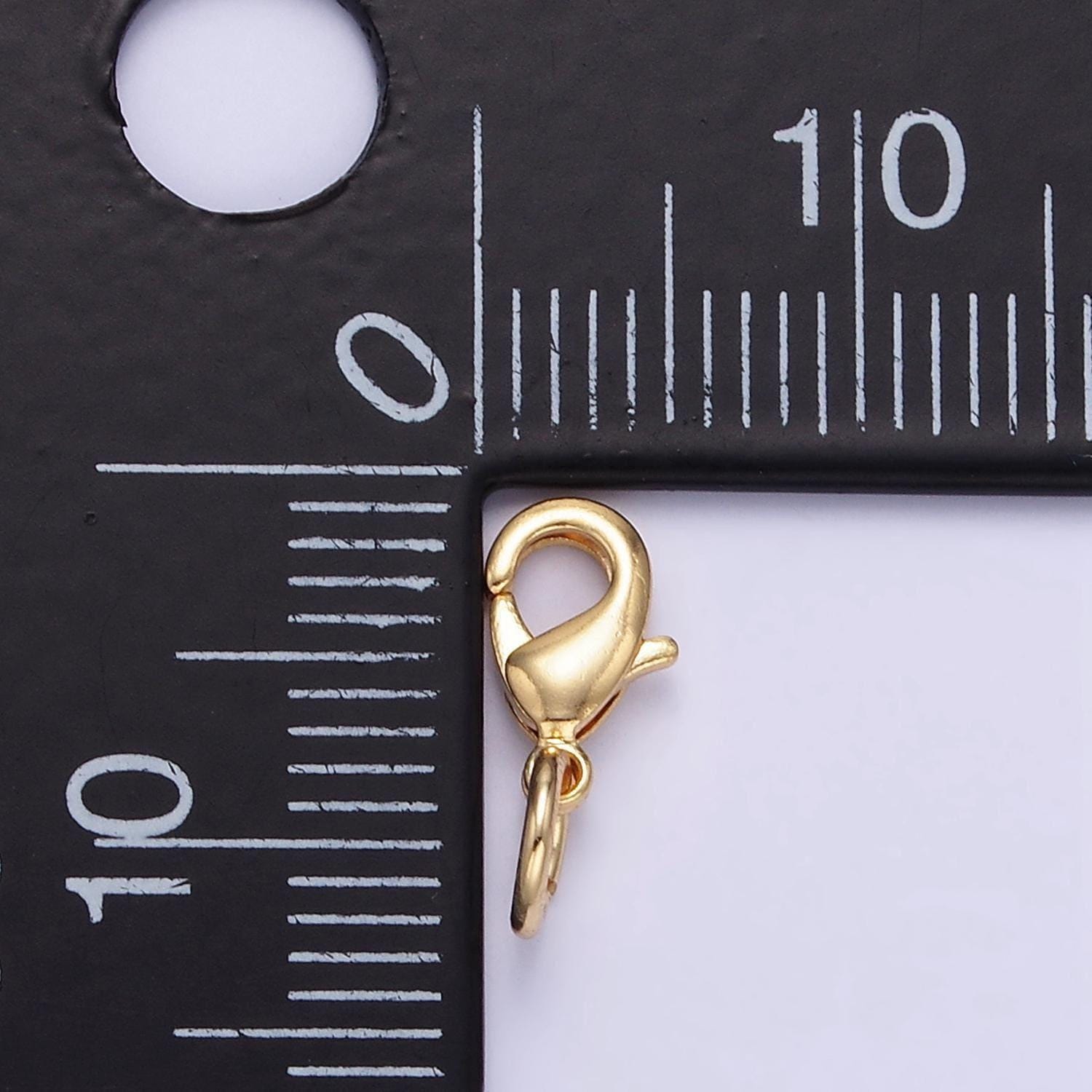 24k gold filled lobster clasps closure jump ring jewelry supply in gold z868