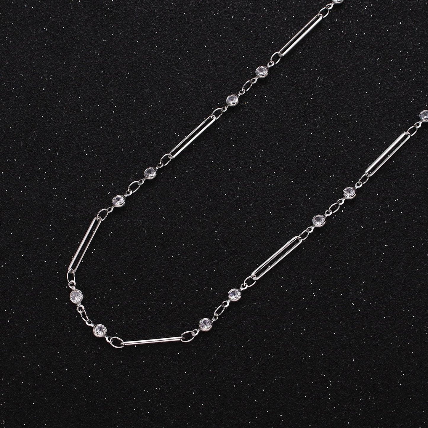 Fine gold filled chain round bezel cut chain by yard paper clip chain wholesale unfinished chain for jewelry making roll-1329