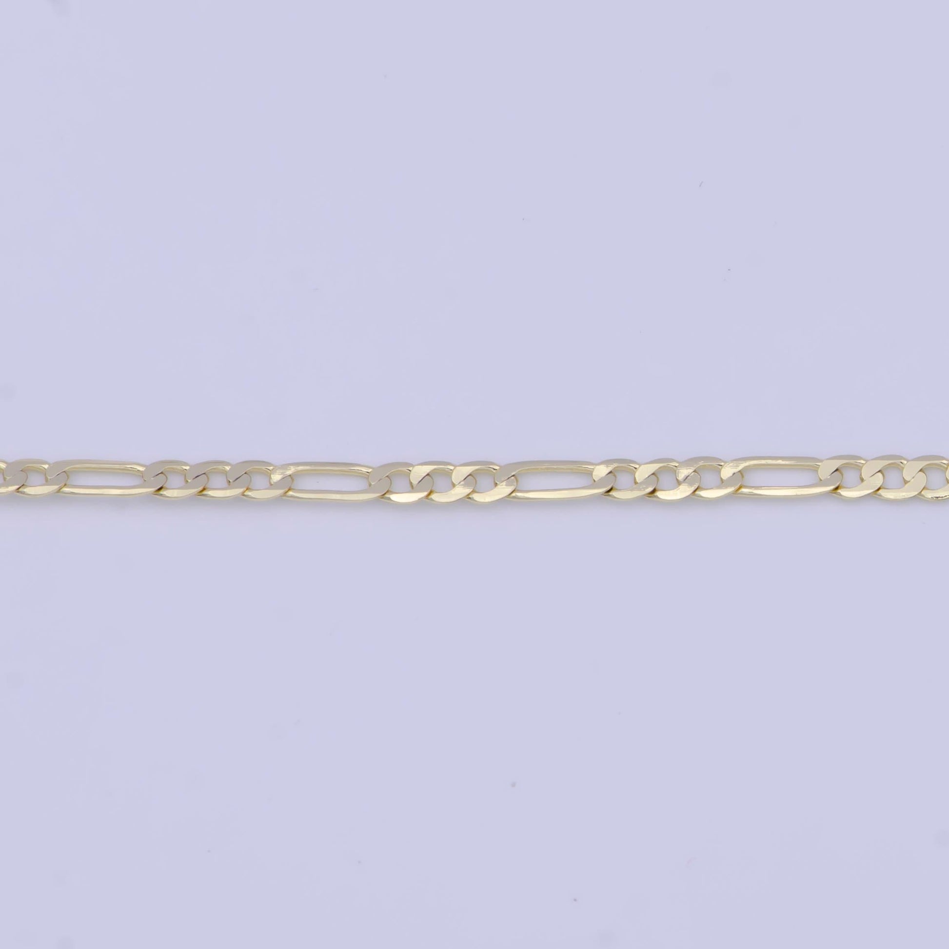 1.9mm gold figaro chain necklace, 14k gold filled various length figaro link ready to wear necklace | wa-1117, -1151, -1154