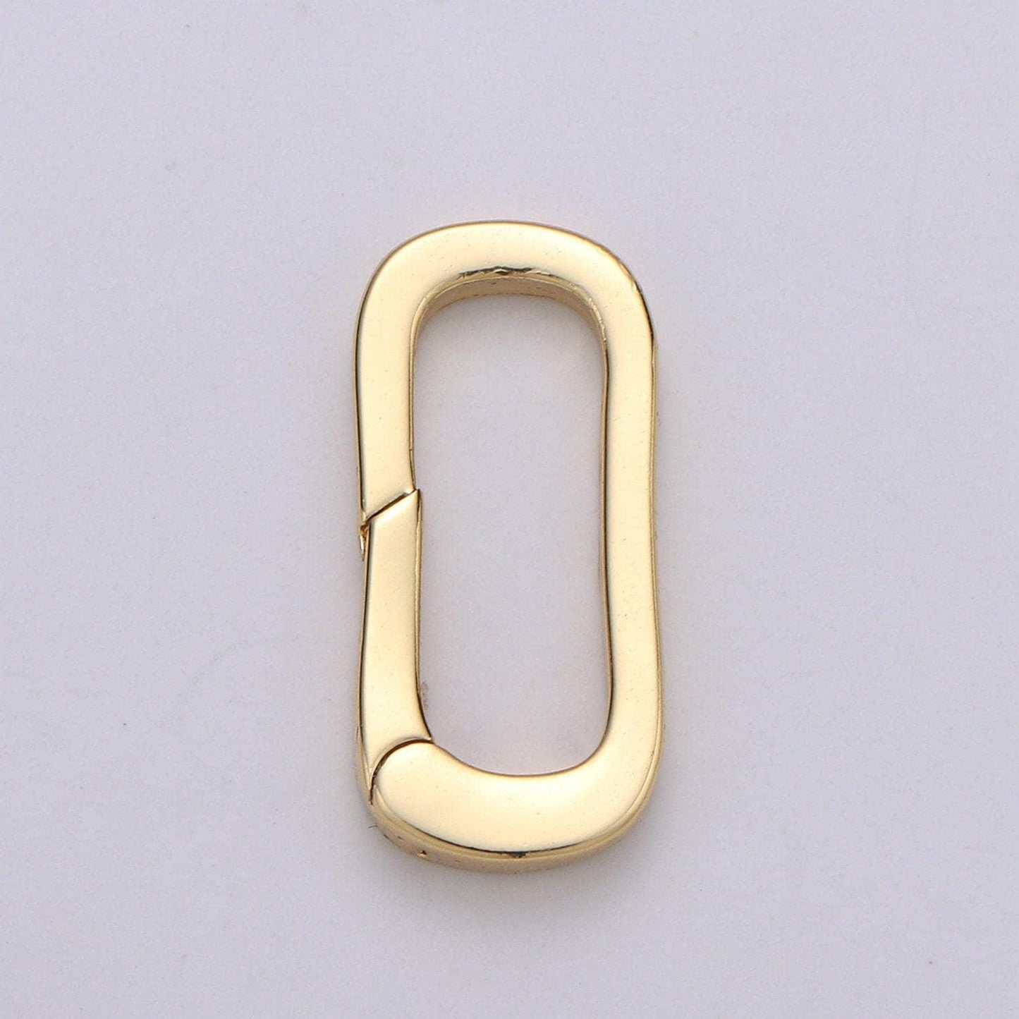 1pc carabiner mutiple color options spring push clasp, screw clasp oval lock, interlocking oval lock clasp, supp- 997, 998, 999, 1000