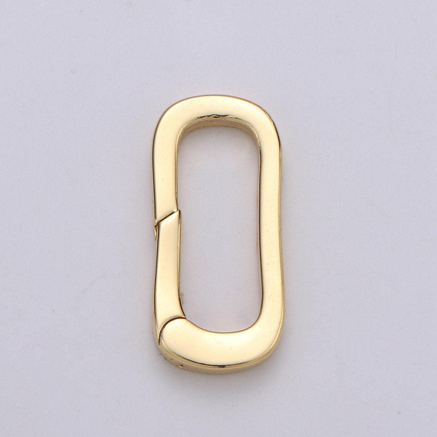 1pc carabiner mutiple color options spring push clasp, screw clasp oval lock, interlocking oval lock clasp, supp- 997, 998, 999, 1000
