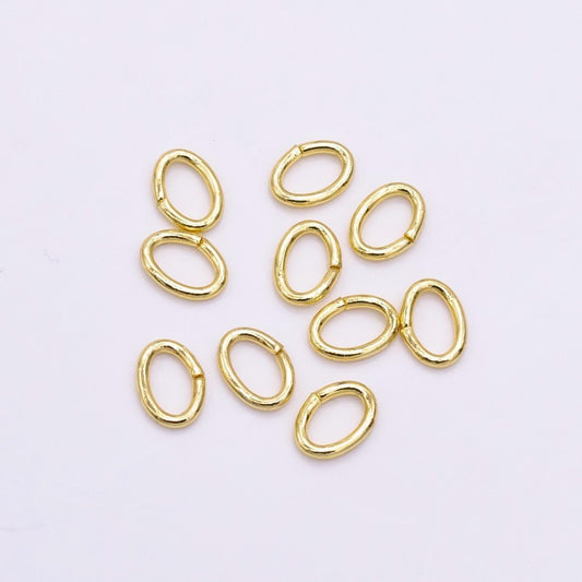 10pcs gold filled jump ring open jump rings for jewelry making supplies 6.9 x 4.9 mm (20 gauge) z853