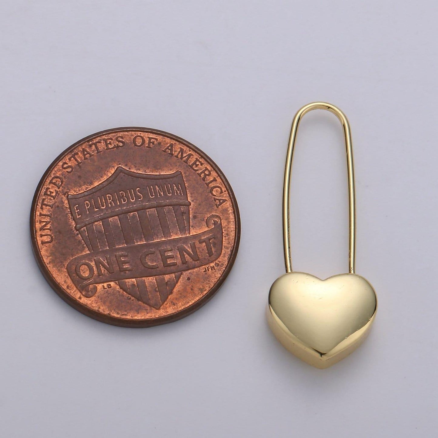 24k dangle heart earrings - heart earrings - gold dangle - simple everyday earrings 18mm