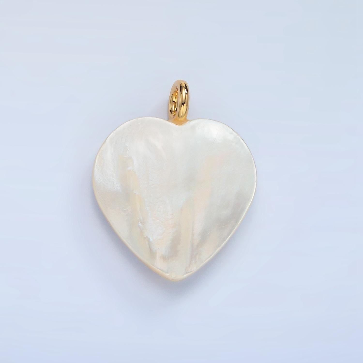 Big heart pearls charm gold white baroque freshwater pearls for necklace bracelet earring wedding jewelry making minimalist p1877