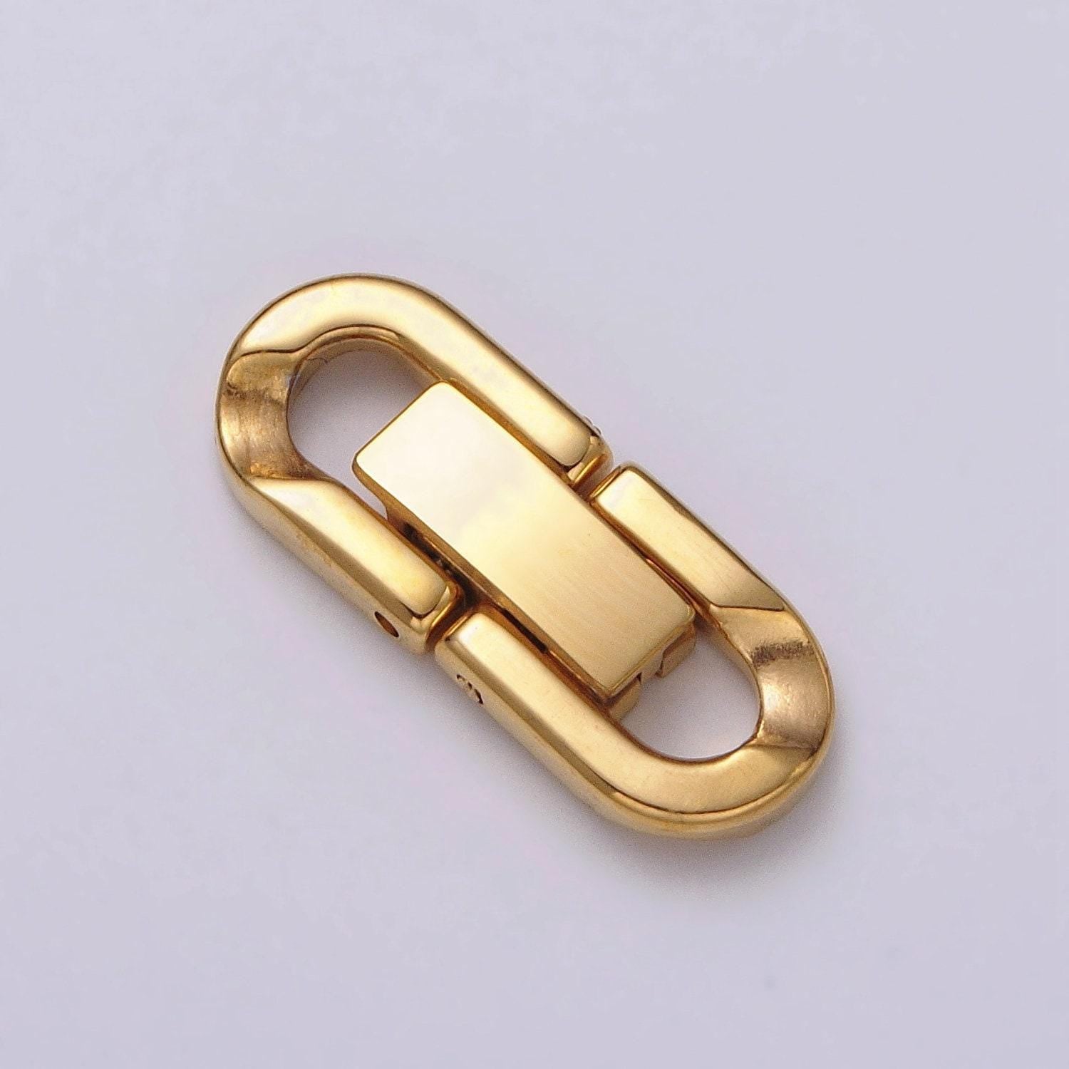 Stainless steel fold over clasps extender clasp closure gold end caps for bracelet jewelry component handmade supply z318 z319