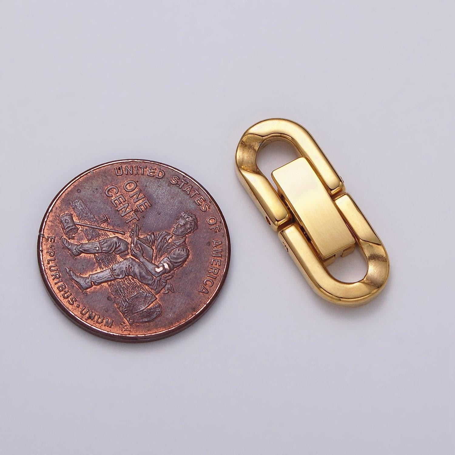 Stainless steel fold over clasps extender clasp closure gold end caps for bracelet jewelry component handmade supply z318 z319