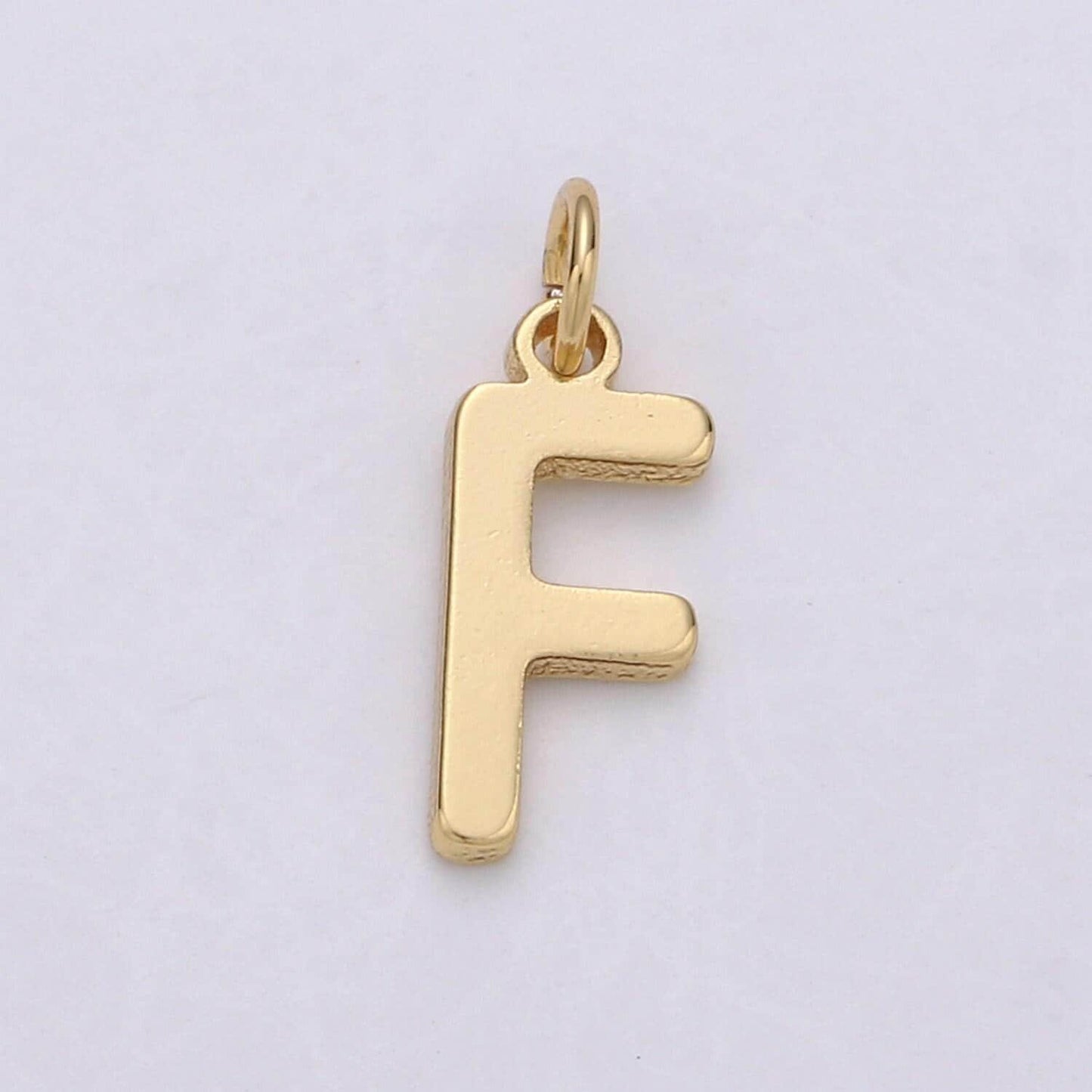14k gold filled personalized initial charm initial pendant, letter charm minimalist alphabet letter charm, monogram charm add on charm small