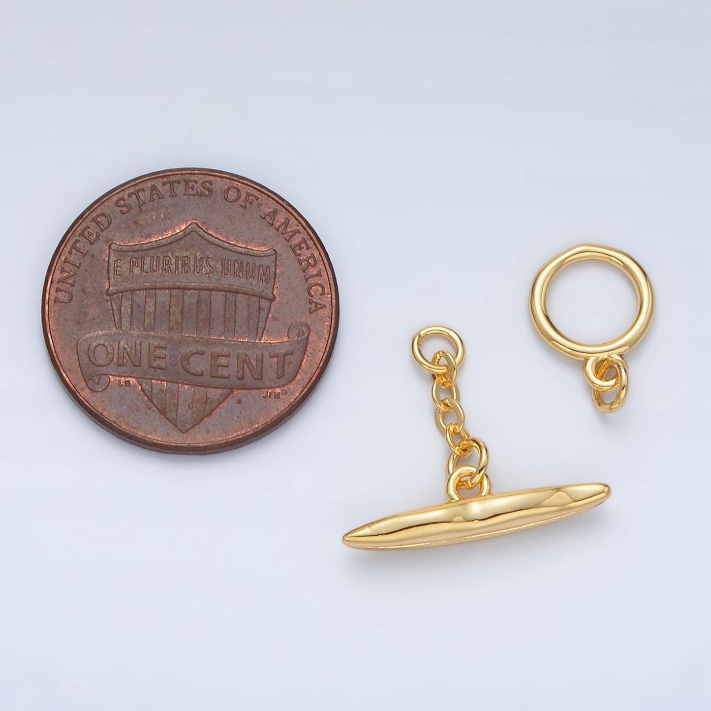 Classic toggle clasp 24k gold filled minimalist ot toggle clasps closure findings | z1006