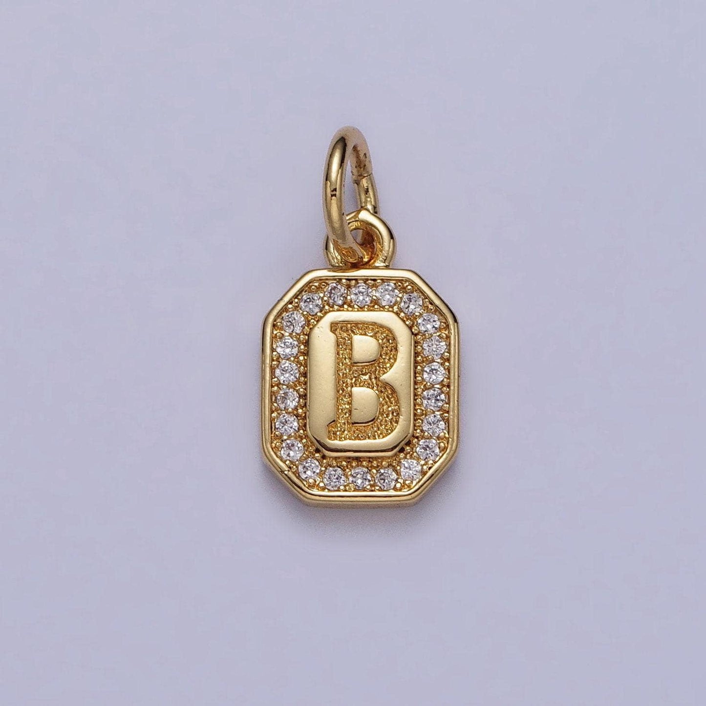 New initial name charm gold tag alphabet charm, shell pearl letter pendant personalized jewelry add on charm stainless steel tarnish free