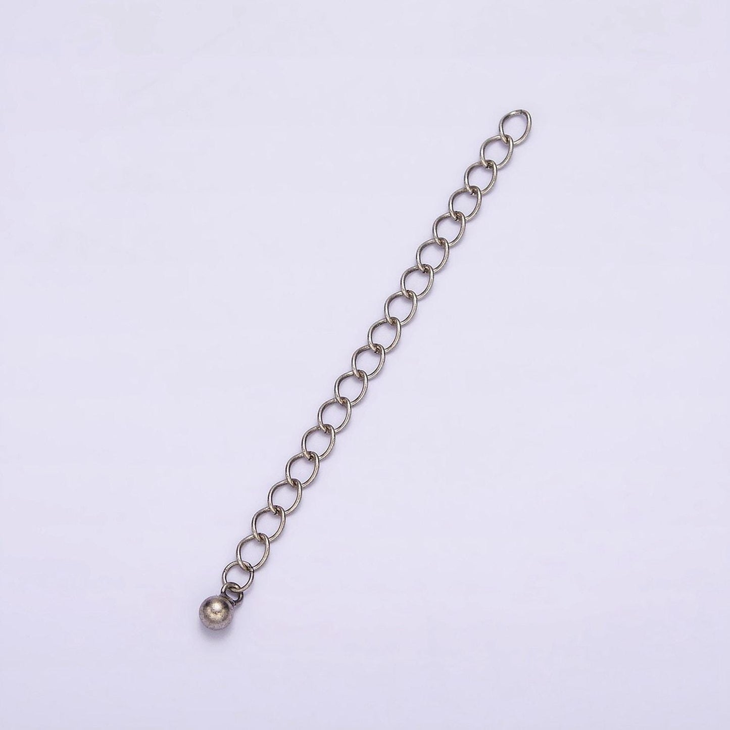 1x sterling silver chain extender 925 sterling silver supply | oxidized silver antique looking chain sl-303 sl-340