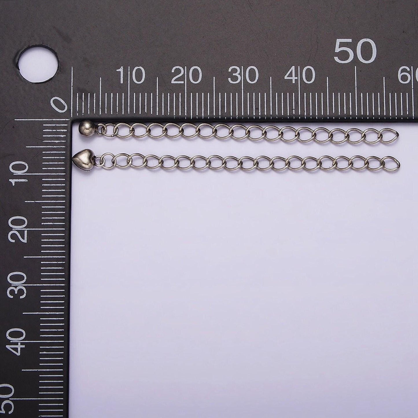 1x sterling silver chain extender 925 sterling silver supply | oxidized silver antique looking chain sl-303 sl-340