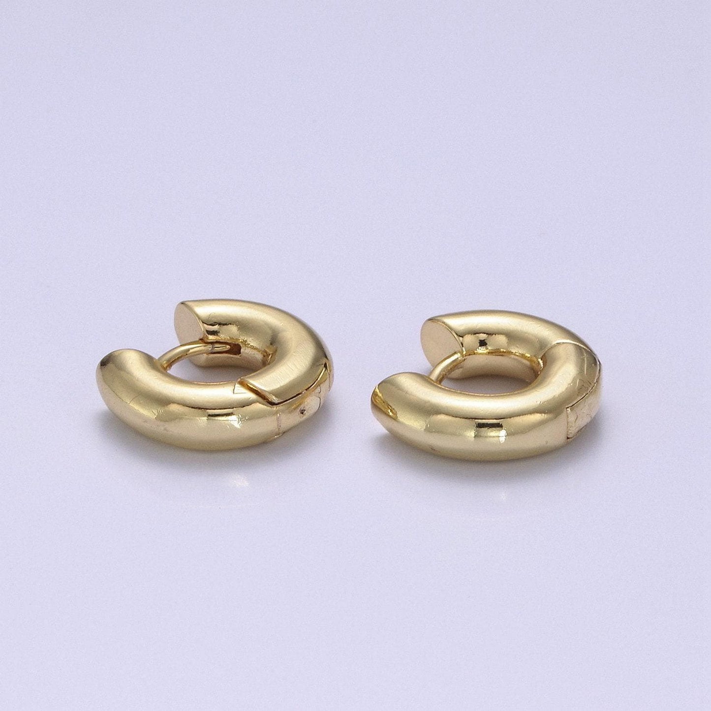 Minimalist earring gold hoop earrings • perfect simple earrings for her • gifts for her t-362, t-363
