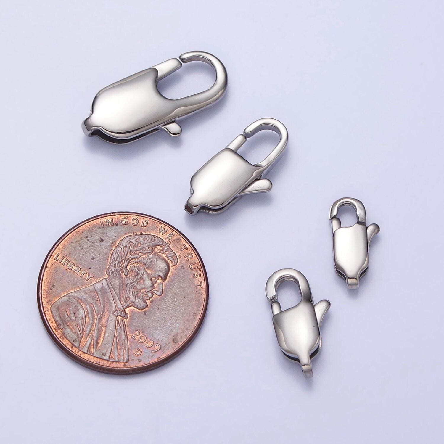 Stainless steel lobster clasp parrot clasp claw clasp tarnish free end clasp for necklace bracelet anklet component z314