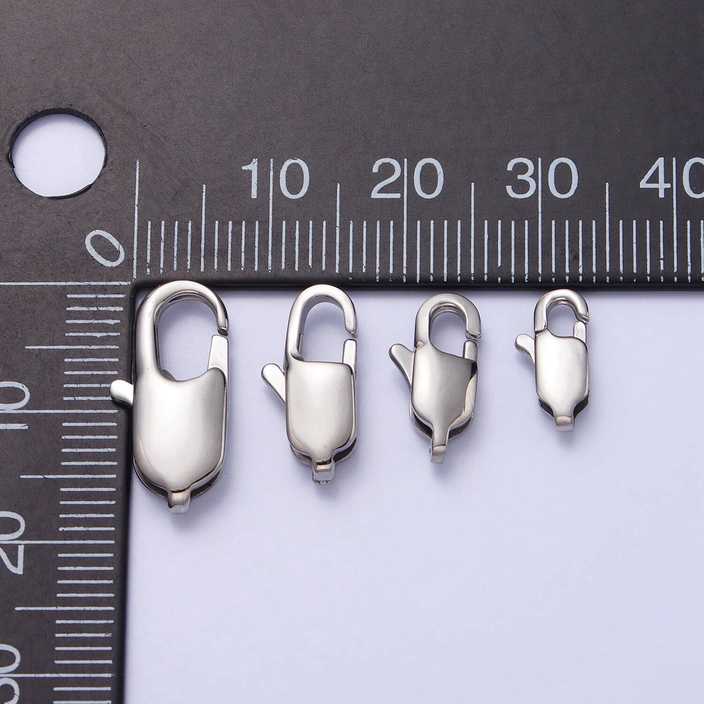 Stainless steel lobster clasp parrot clasp claw clasp tarnish free end clasp for necklace bracelet anklet component z314