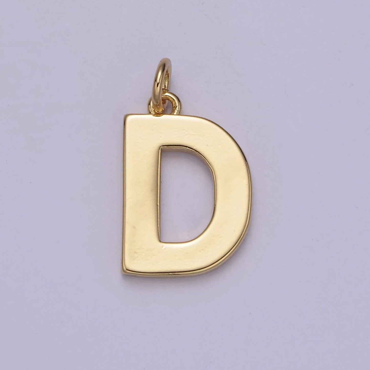 14k gold filled minimalist font initial letters pendant charm wholesale jewelry supply personalized alphabet name findings "big"