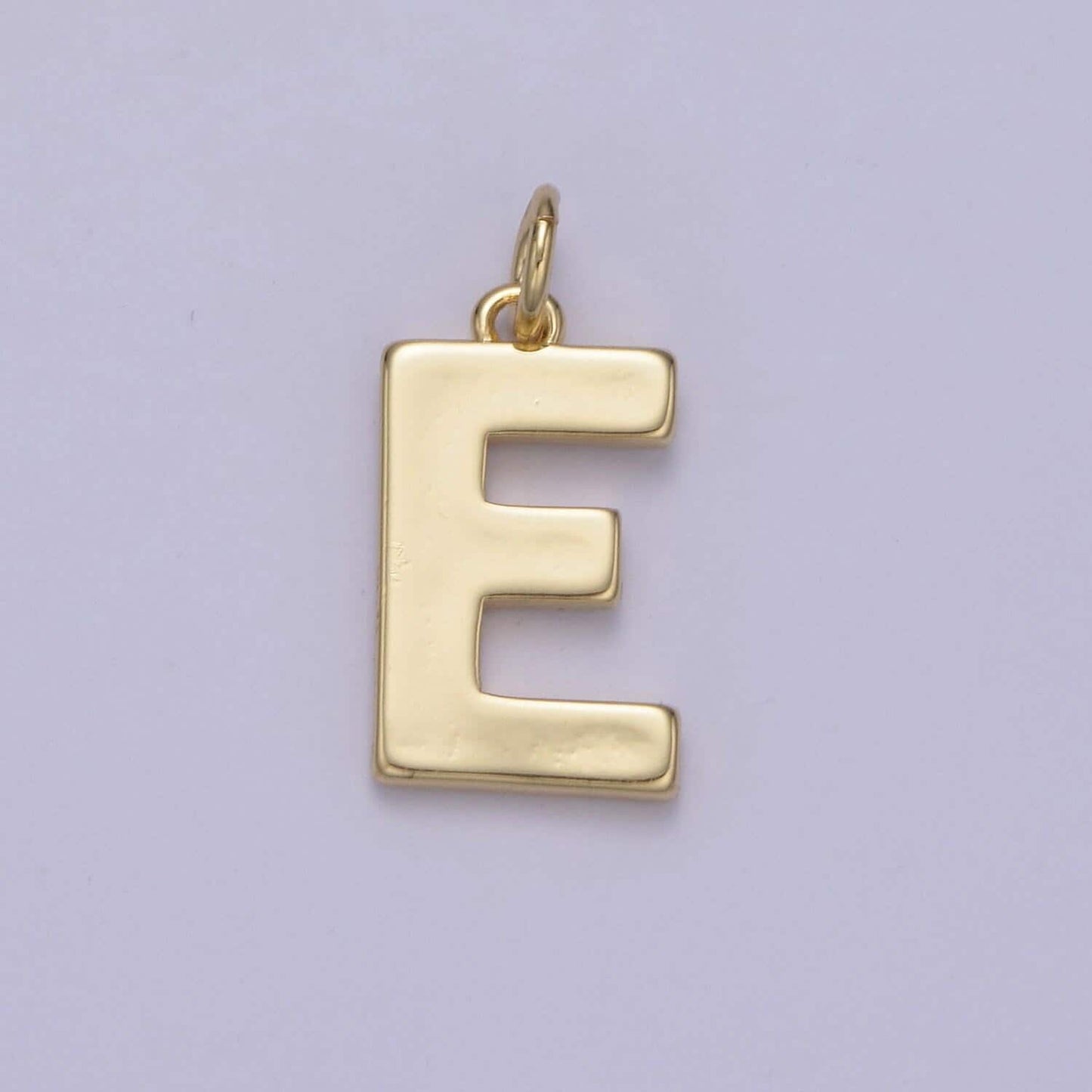 14k gold filled minimalist font initial letters pendant charm wholesale jewelry supply personalized alphabet name findings "big"
