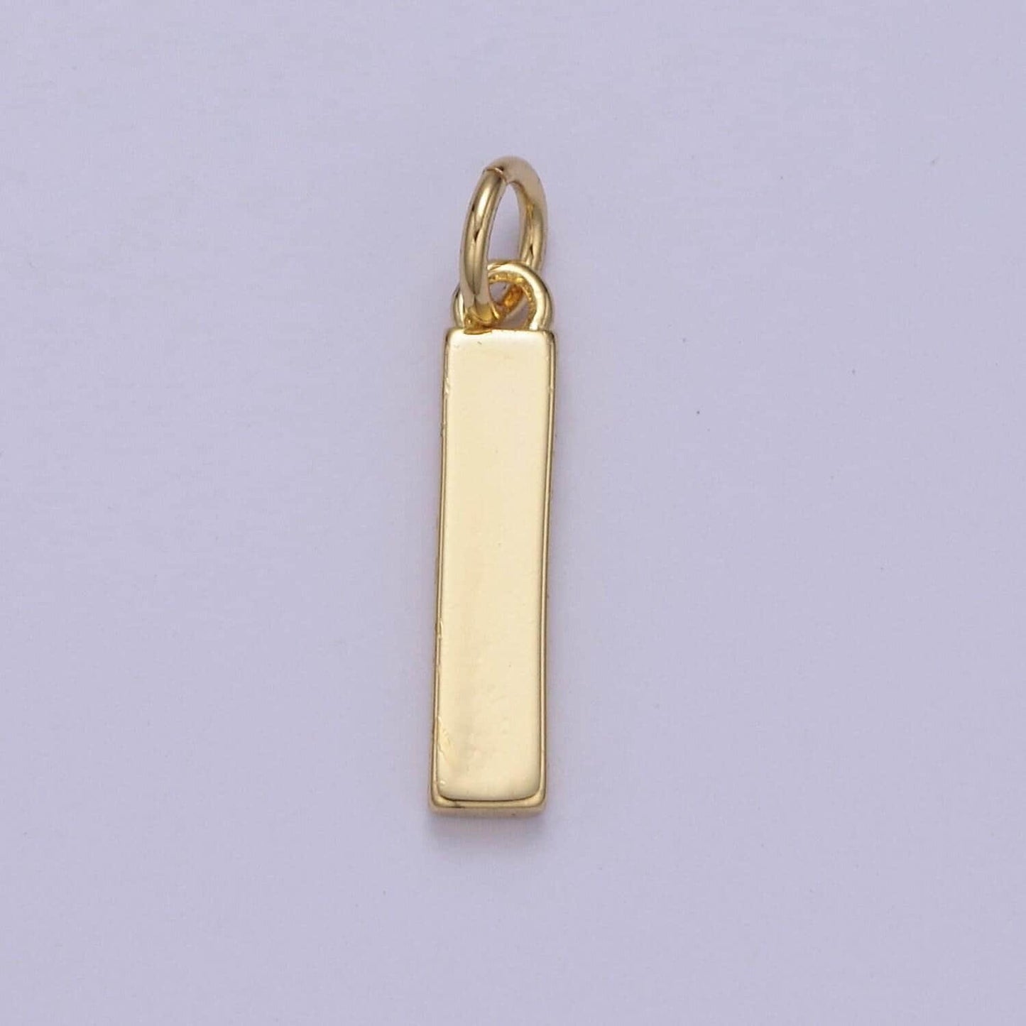 14k gold filled minimalist font initial letters pendant charm wholesale jewelry supply personalized alphabet name findings "big"