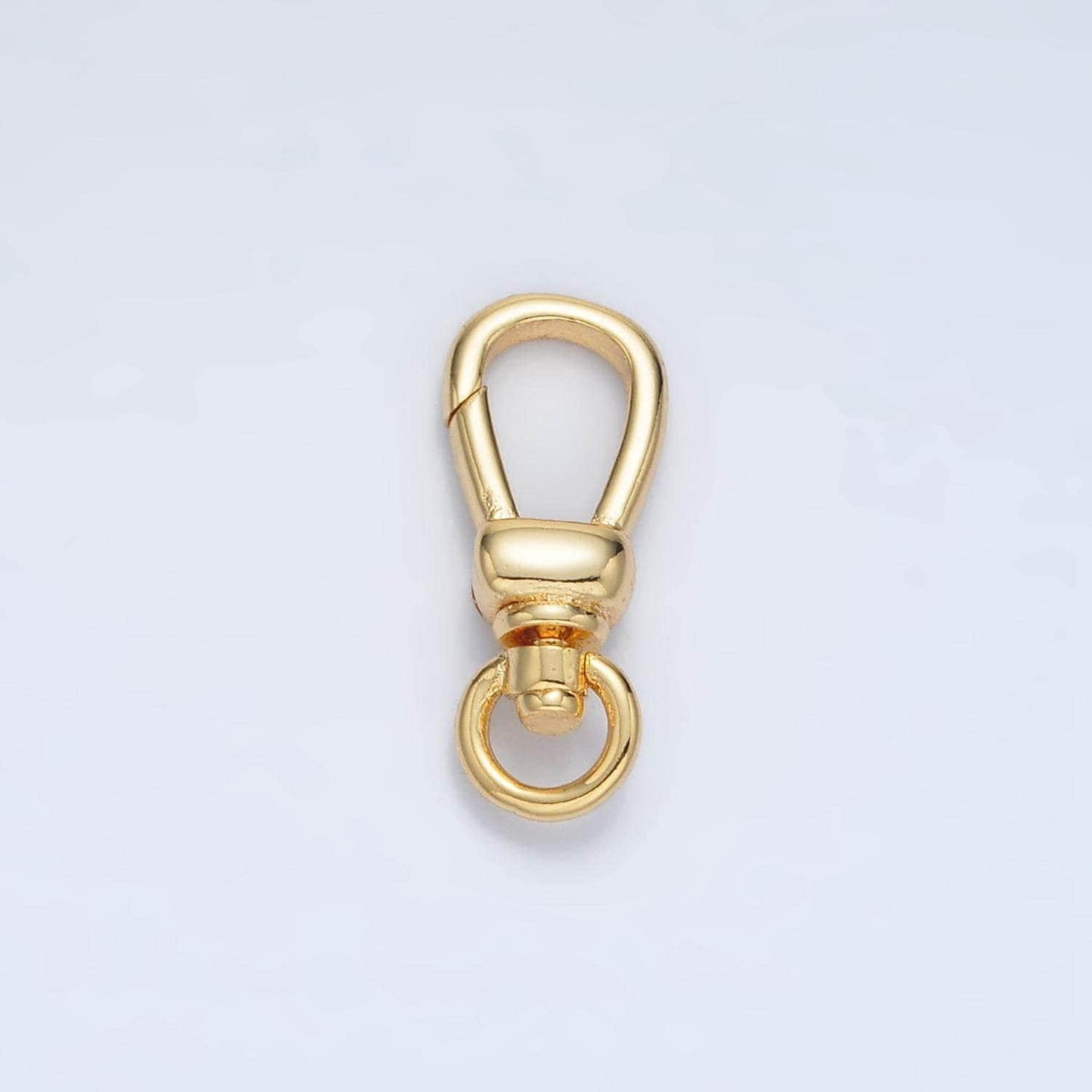 24k gold filled lobster swivel clasps, 18mmx6mm clasps in gold color z-863