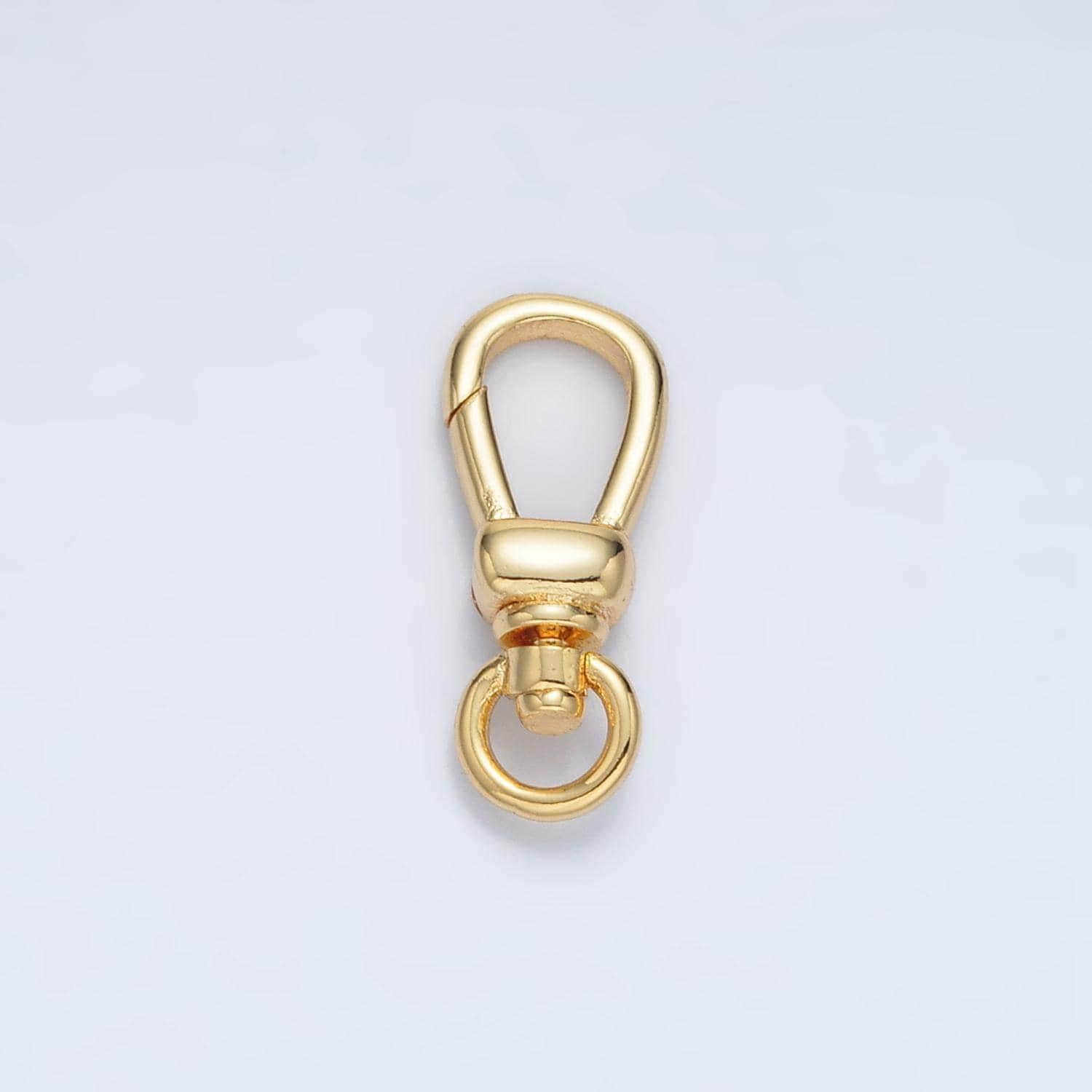 24k gold filled lobster swivel clasps, 18mmx6mm clasps in gold color z-863