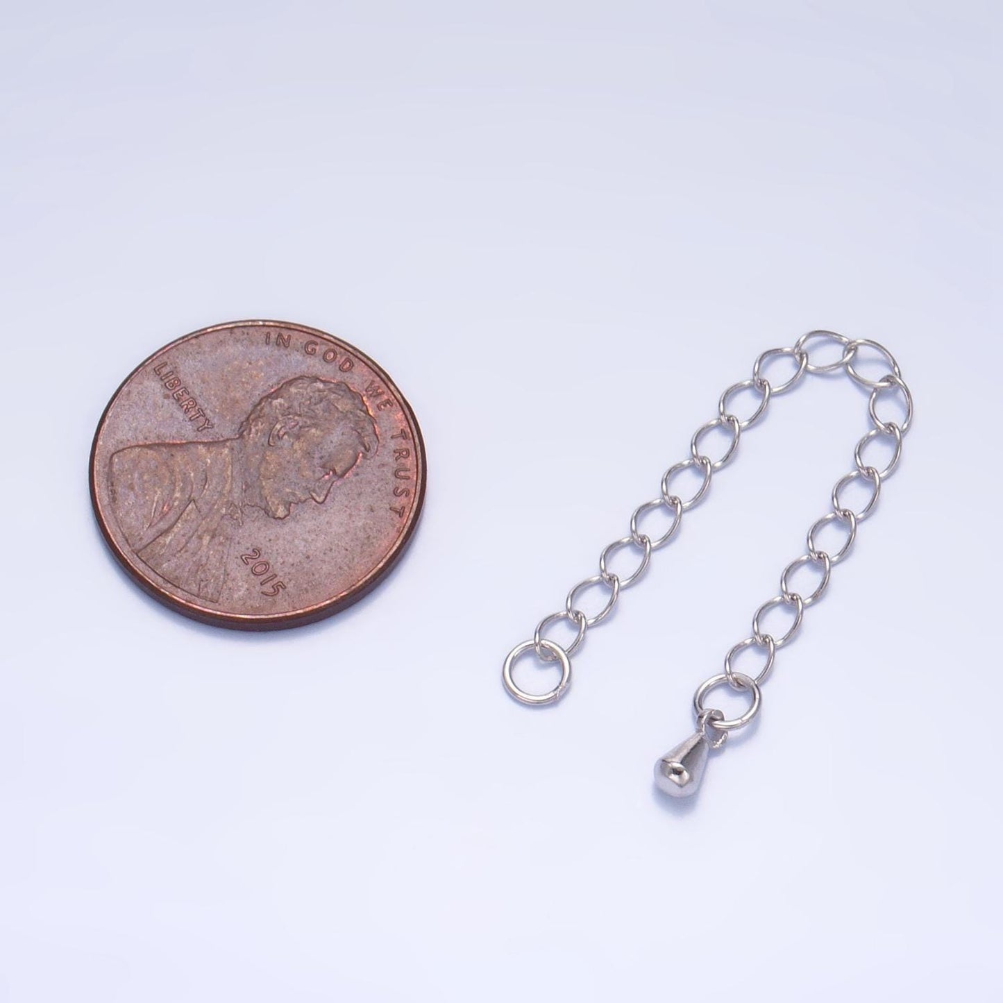 S925 sterling silver chain extender for necklace bracelet component supply | sl-513
