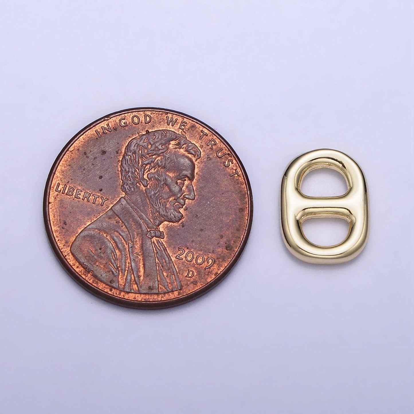 Mini soda pop pull charm gold filled can tab pendant charm ac1050