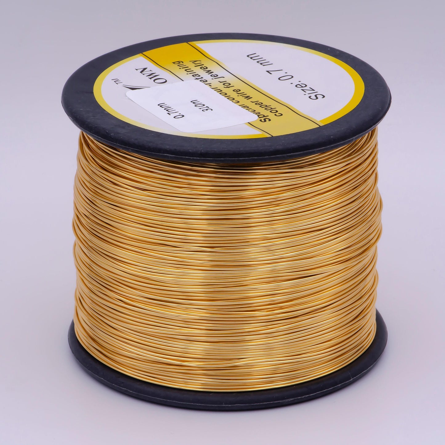 Gold plated non tarnish beading wire for craft supply copper wire tarnish resistant jewelry making 18, 20, 21, 22, 24, 26, 28 gauge 5 meter