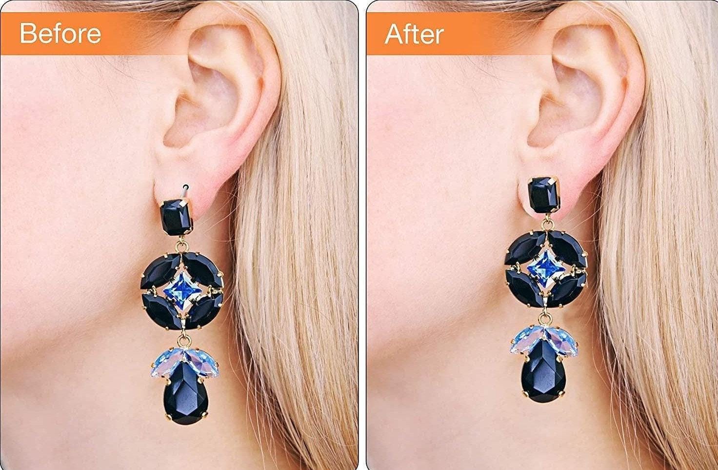 1 pair gold filled earring lifter earlobe support for heavy earring adjustable hypoallergenic earring back lifter for earring supplies