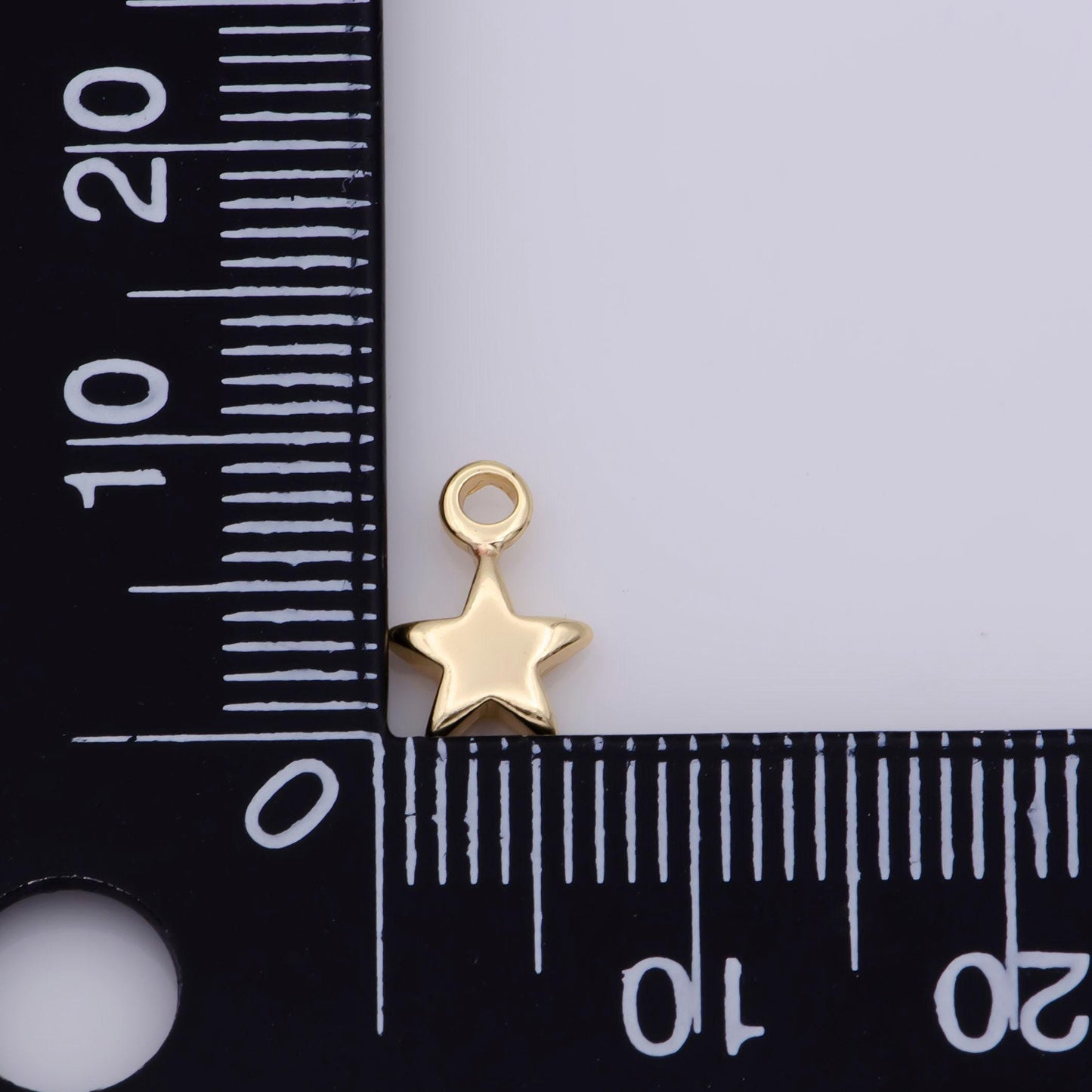 Tiny gold filled star charm mini star charm for bracelet necklace earring celestial jewelry making wholesale bulk charm