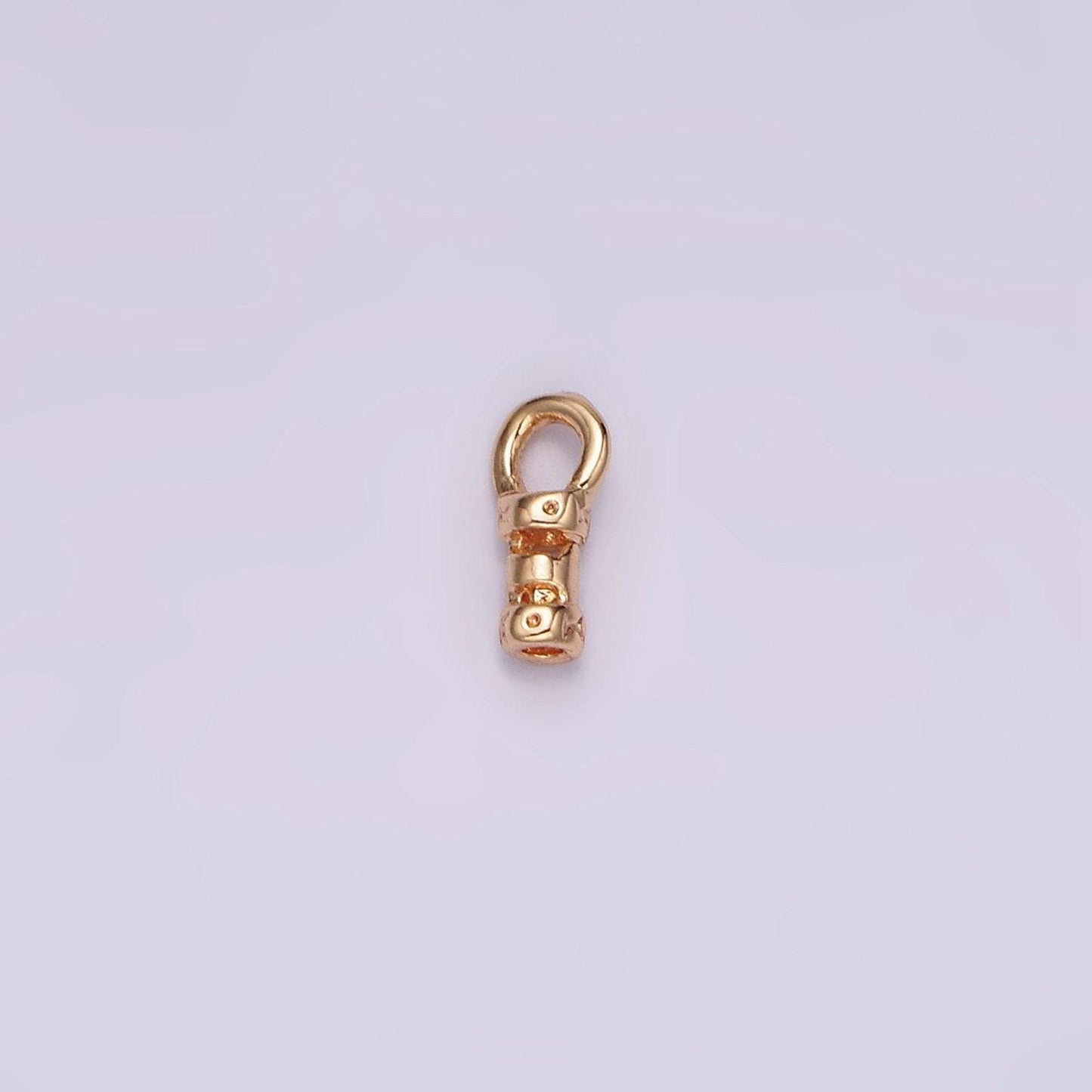 Leather or cord crimp ends with loop