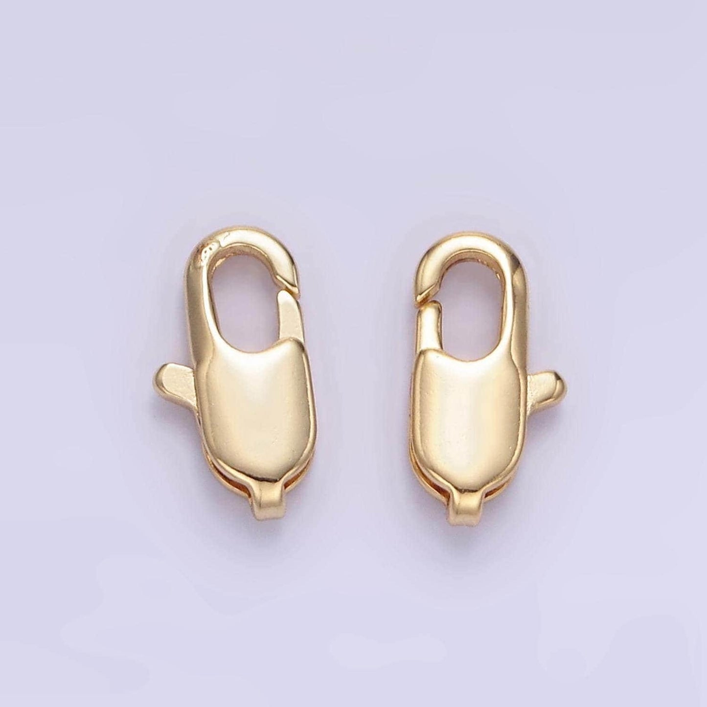 24k gold filled lobster clasps closure for bracelet necklace jewelry supply in gold z870