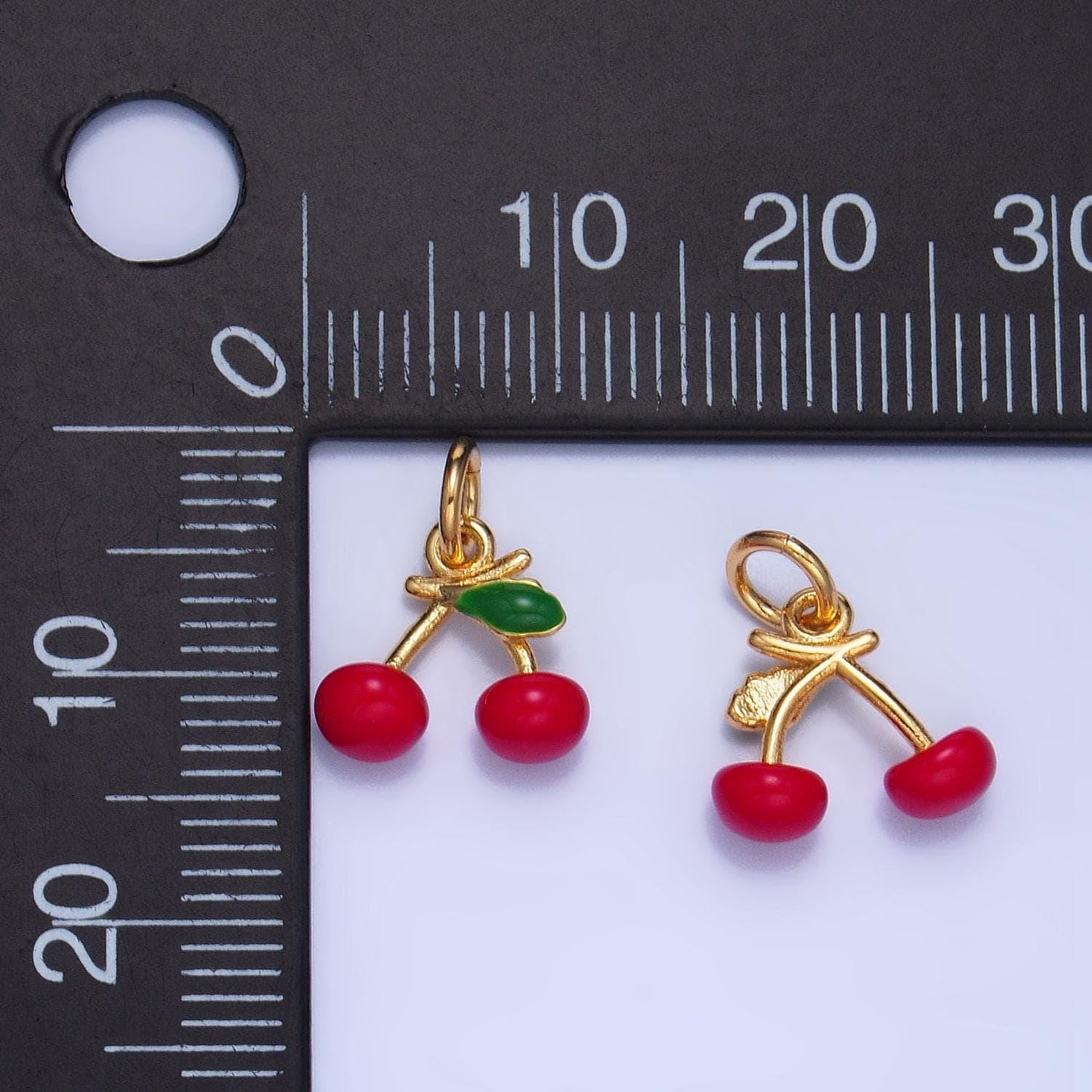 1 pcs gold fruit pendant 18k gold filled enamel banana pineapple watermelon charm diy bracelet necklace jewelry making findings supply w061