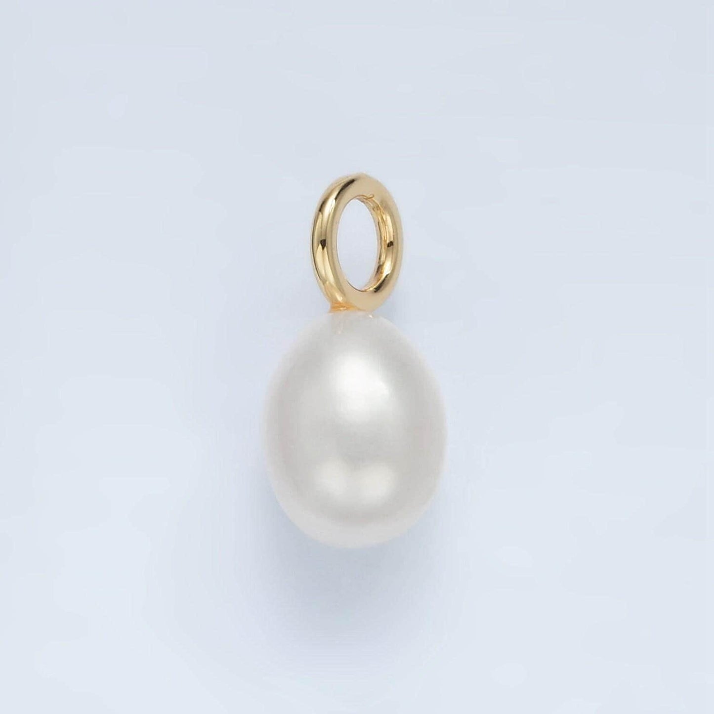 16mm freshwater pearl drop gold filled pendant | p-1867
