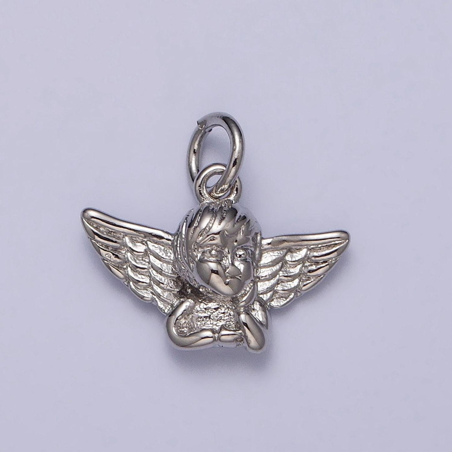 Cute cupid charm gold cherub pendant baby angel charm, cupid pendant for valentine pendant diy jewelry making supply ac316