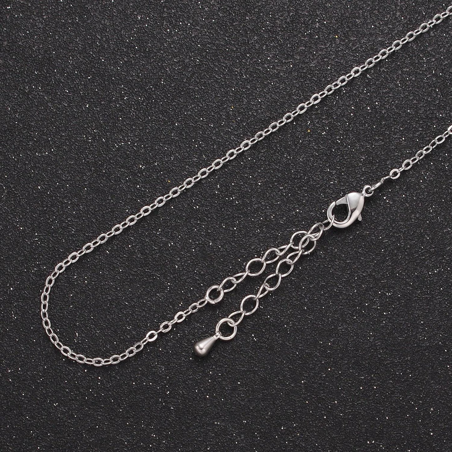 24k gold filled cable chain necklace dainty 1.3 mm cable link chain jewelry making women necklace 15.5" w/ 2 " extender wa-721