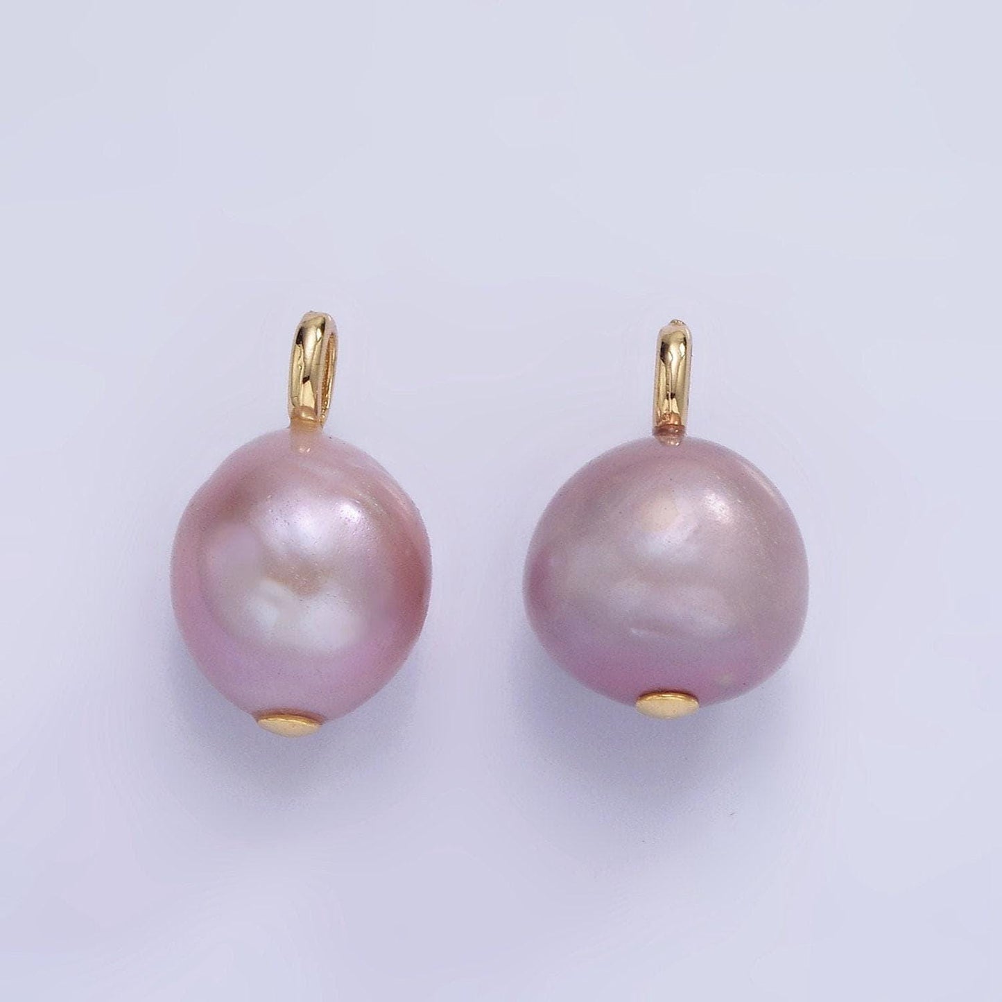 14k gold filled purple pearl sphere 16mm | p-1687