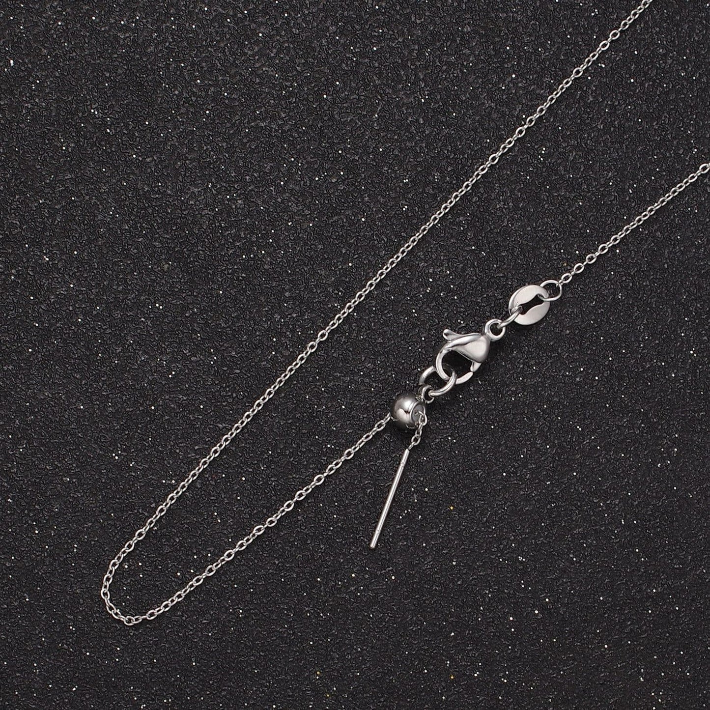 Fine 24k gold filled chain necklace, adjustable gold chain, fine cable link neck chain, thin simple layering chain 18" long wa-735