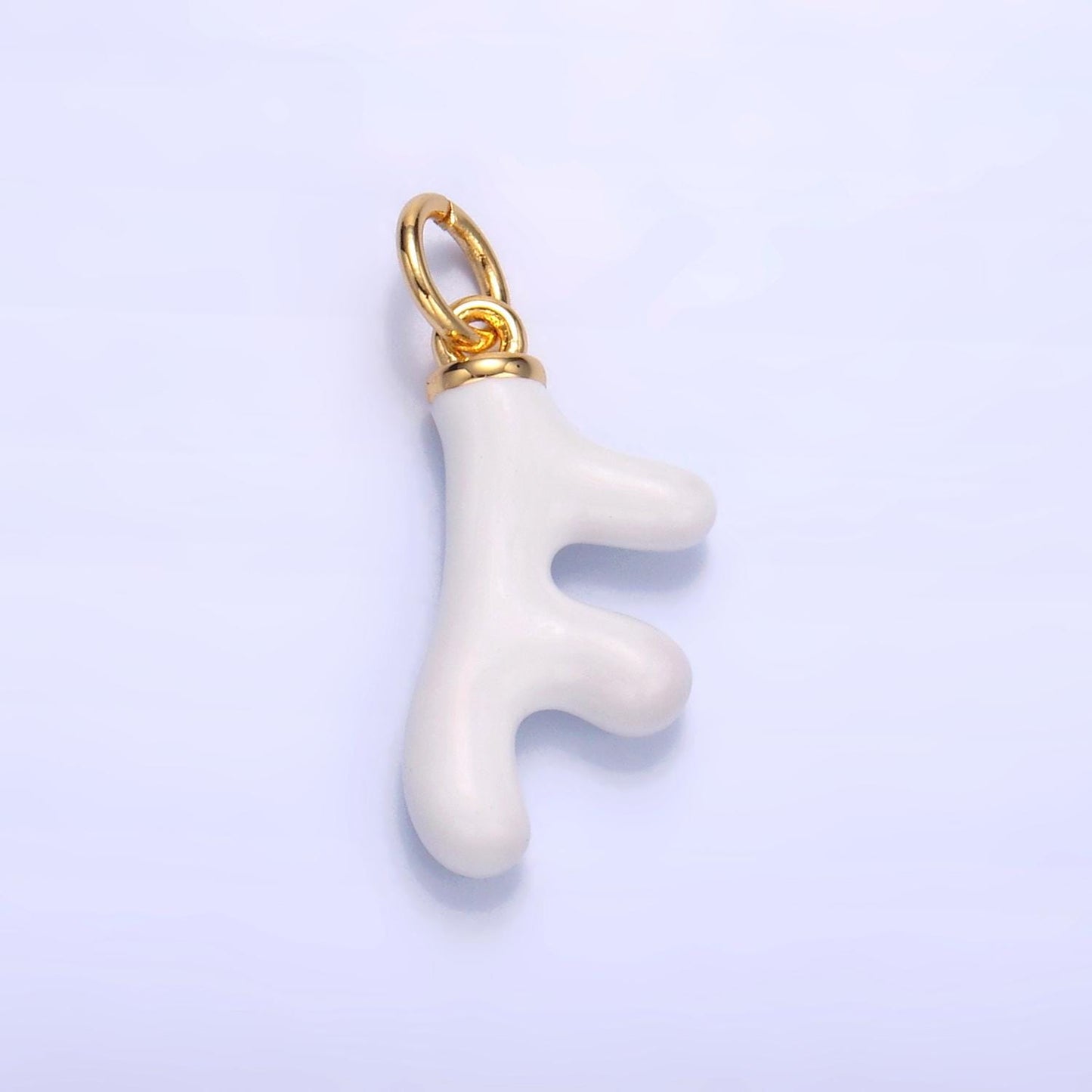 Red Coral Charms, 24k Gold Filled Coral Charm White Coral Pendant, Craft Supplies, Jewelry Making, Charm Gift for Her W324
