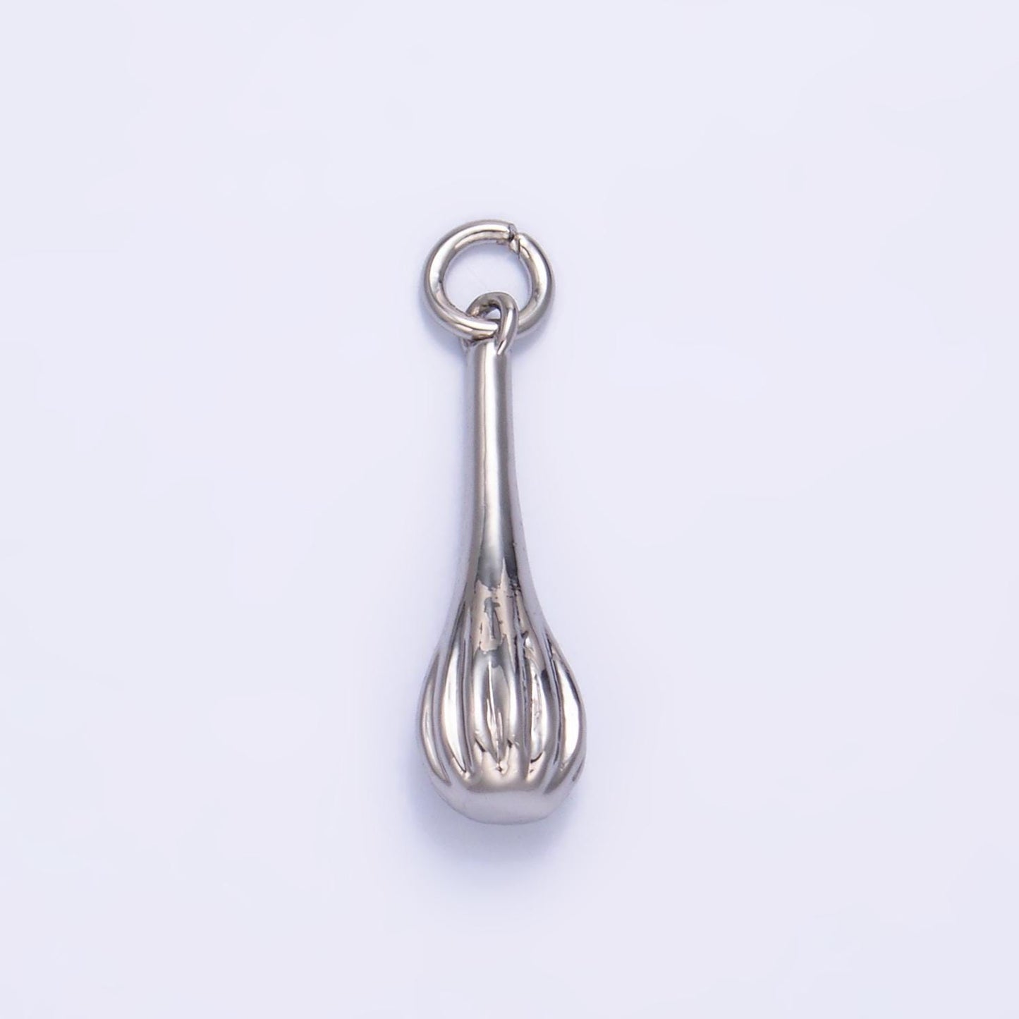Dainty Gold Baker's Whisk Charm, Kitchen Utensil Charm, Chef Charm, Culinary Charm, Bracelet Necklace Charm, Baking Gift W346