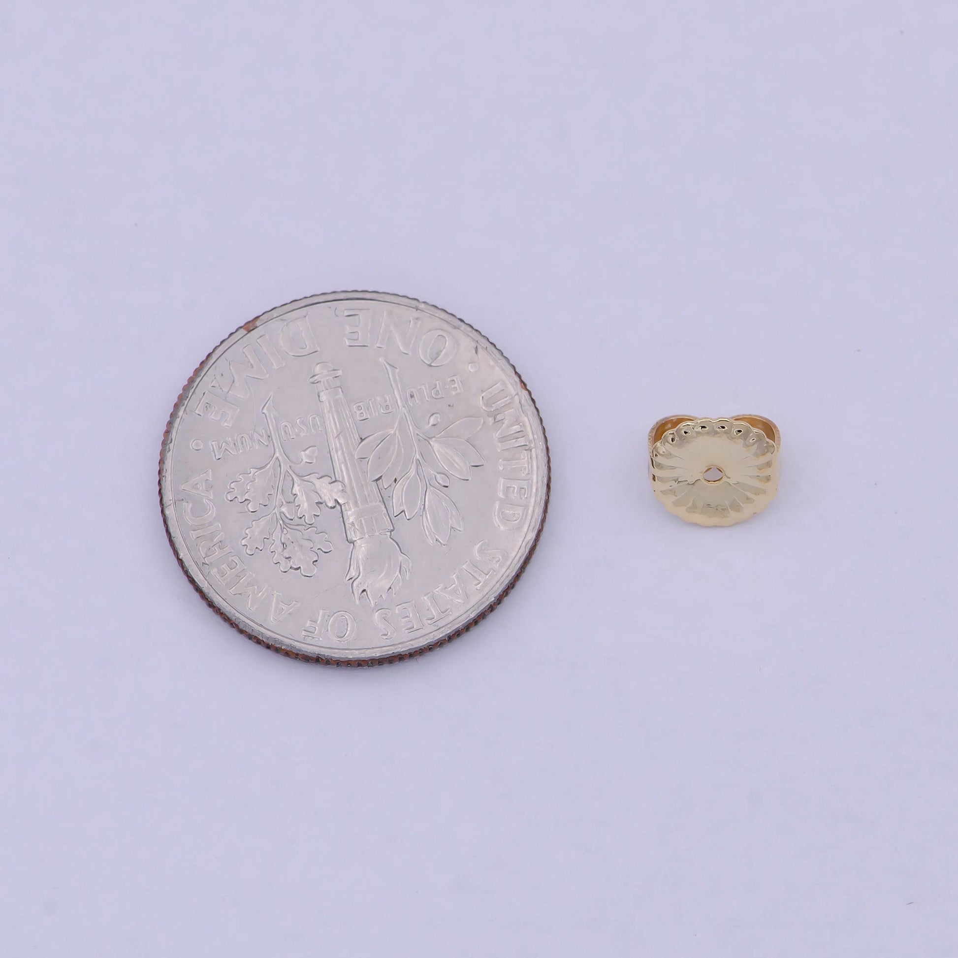 Gold push backs findings| replacement backing | butterfly earring backs | earring jewelry making finding k-799