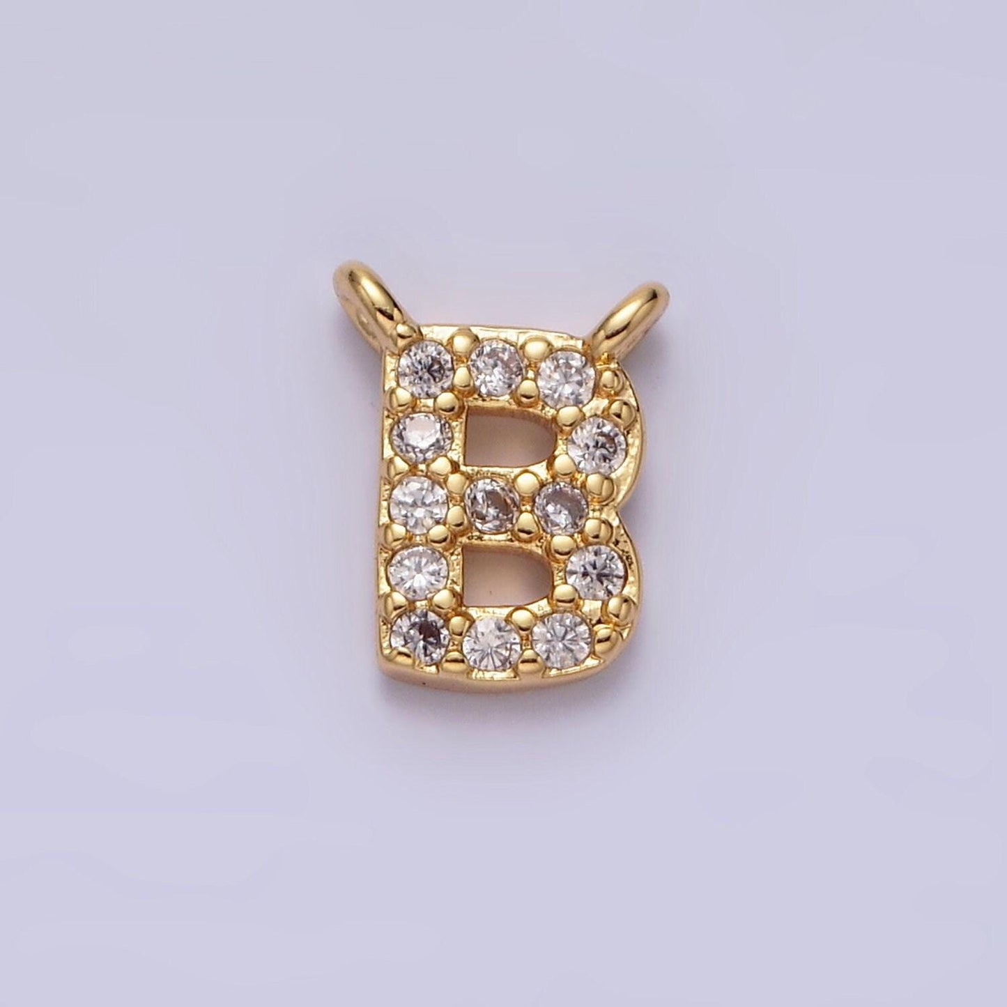 Cubic gold letter charms, personalized charm cz initial bracelet connector, mini pendant charms for necklace alphabet 9x6mm a585-a597