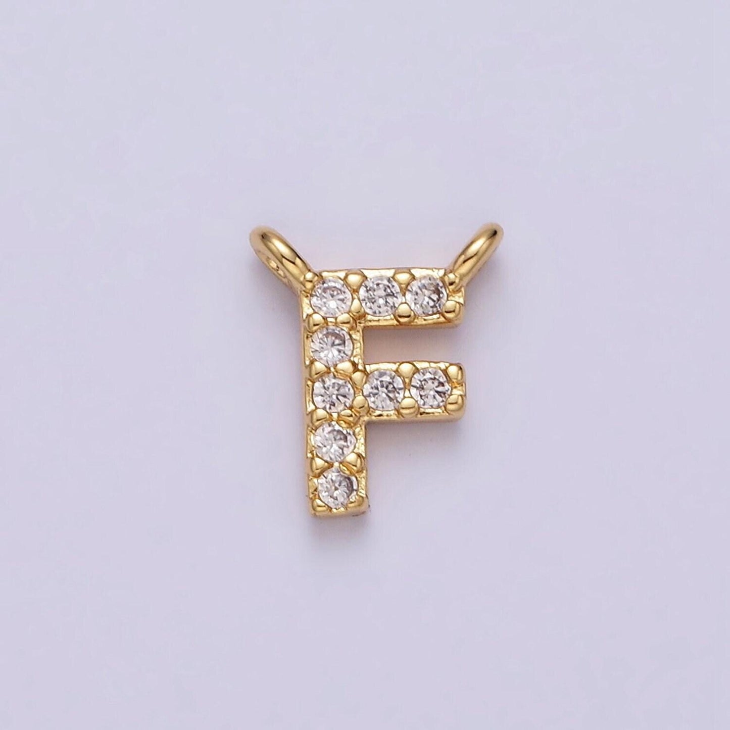 Cubic gold letter charms, personalized charm cz initial bracelet connector, mini pendant charms for necklace alphabet 9x6mm a585-a597